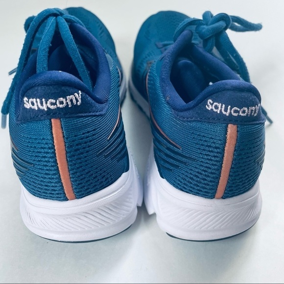 Saucony Ride14 Women’s FORMFIT PWRRUN Running Shoes Sneakers Navy Blue 6.5 - Picture 5 of 9
